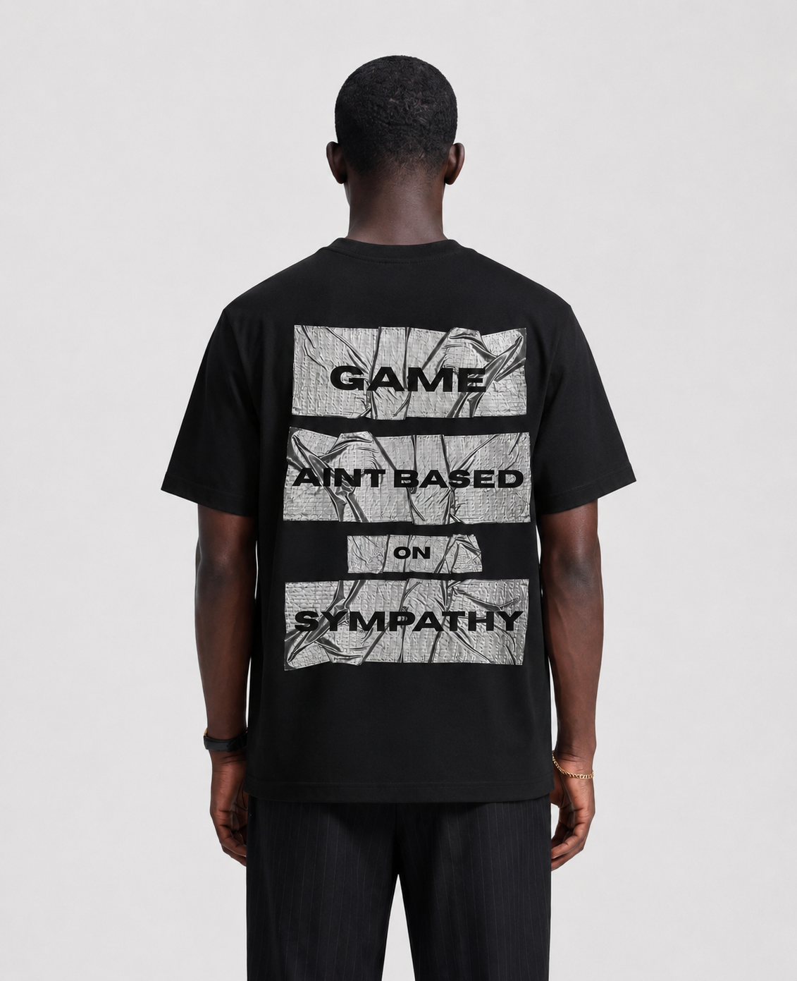 TAPE TEE - Black